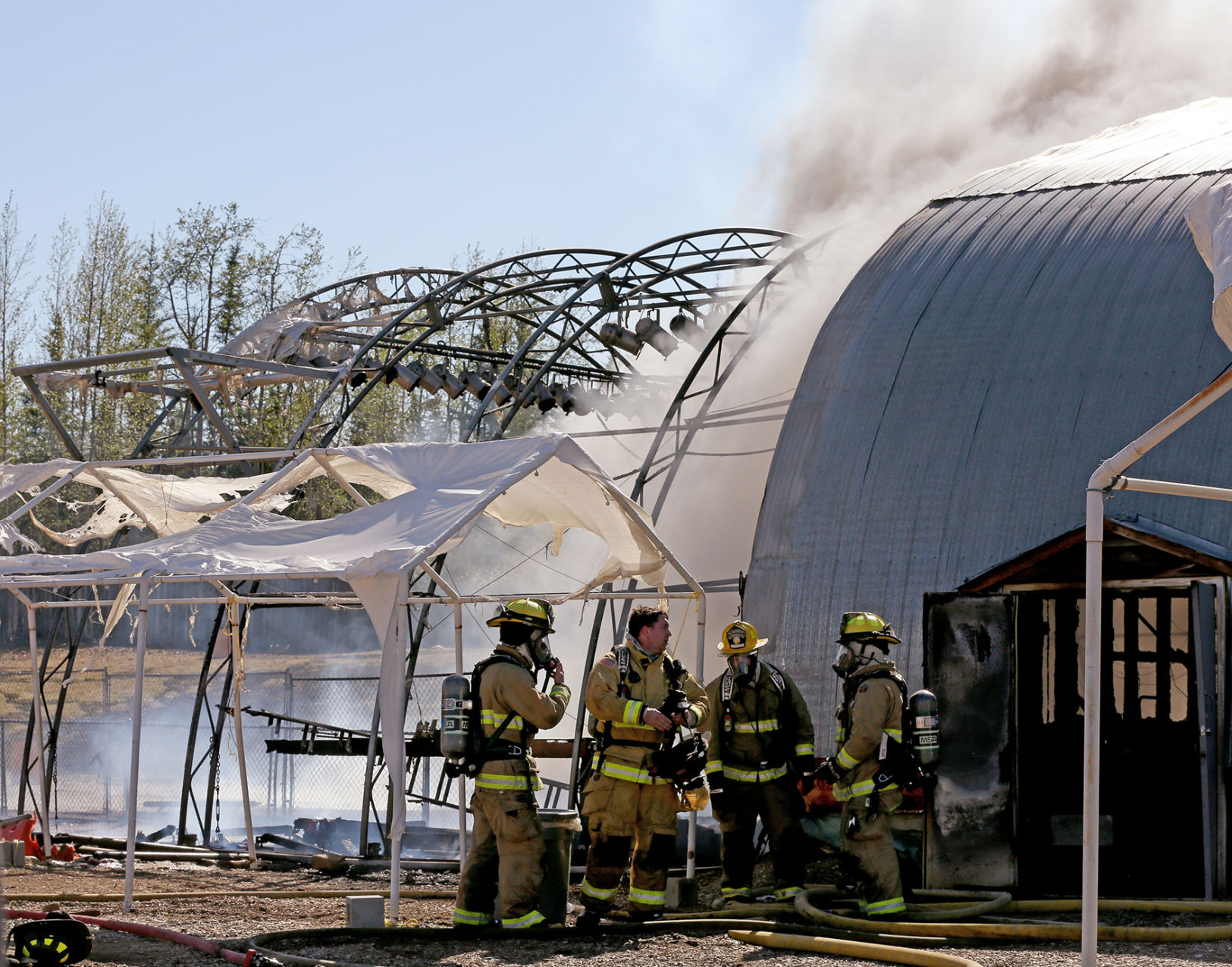 The Blue Loon Fire